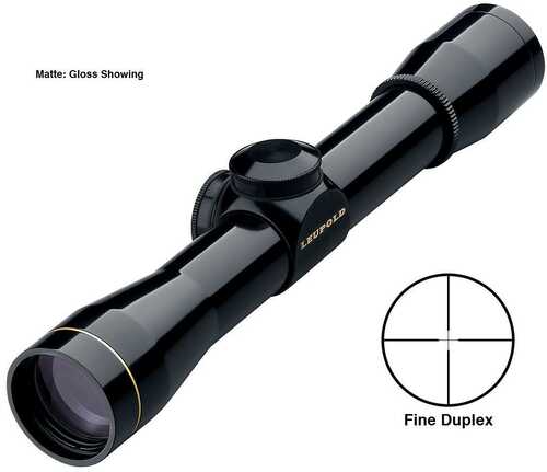 Click to see larger image. Leupold Rimfire Scope FX-I 4x28mm Fine Duplex Black Matte 58680