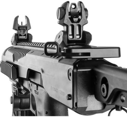 Fab Defense AR Flip-Up Sights Front And Rear Black