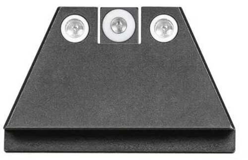 Night Fision Suppressor Height Sight Set White Front Back For Glock