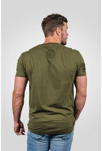 Nine Line Pew Pew Anatomy Short Sleeve Shirt Military Green L