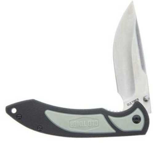 Old Timer Trail Boss Drop Point Folder 3 1/2" Blade Black