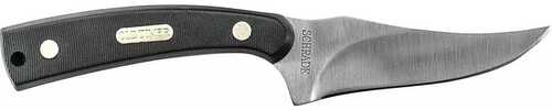 Old Timer Sharpfinger Knife Full Tang 3 3/10" Fixed Blade Black