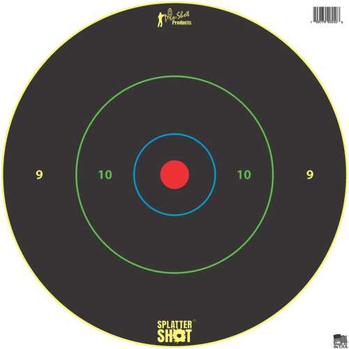 Pro-Shot 12" Bullseye Multi-Color Rings On Heavy Tag Paper-5/ct