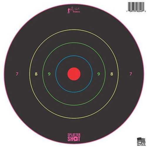 Pro-Shot 8" Bullseye Multi-Color Rings On Heavy Tag Paper-6/ct