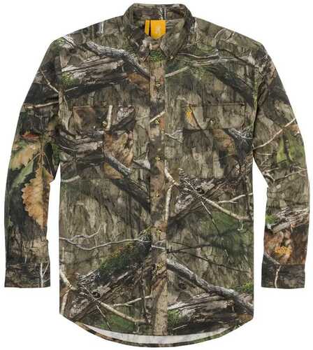 Browning Wasatch-Cb Shirt Button-Front 2 Pocket Mossy Oak Dna M