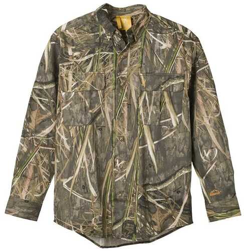 Browning Wasatch-Cb Shirt Button-Front 2 Pocket Mossy Oak Shadow Grass Habitat S