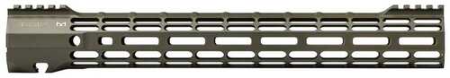 Click to see larger image. Aero Precision M5 Atlas S-One M-LOK Handguard 15" OD Green Cerakote