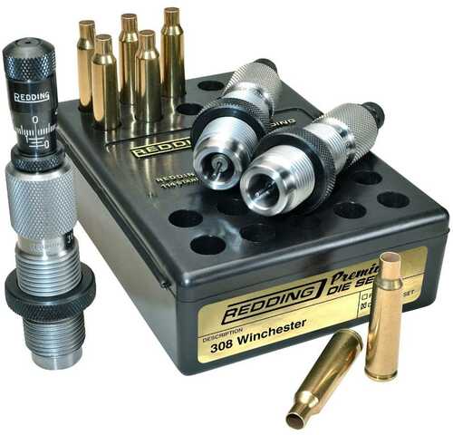 Click to see larger image. Redding Premium Series Deluxe 3-Die Set .243 Win