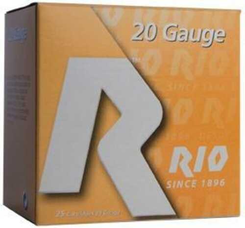 Rio Ammunition Heavy Field 20 Gauge 2 3/4" Dr 1 Oz #8 1250 Fps 25 Rounds