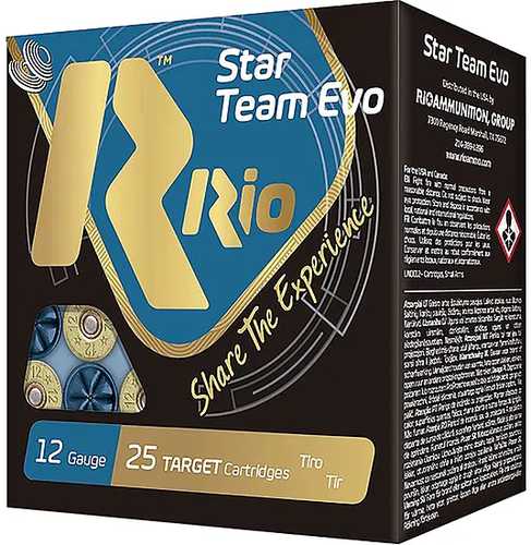 Rio Ammunition Star Team EVO 28 Low Recoil 12 Gauge 2-3/4" 1135 Fps 1 Oz #8 Shot 10 Rounds