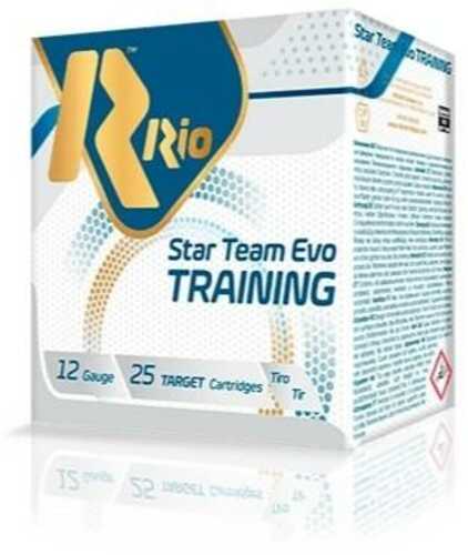 Rio Ammunition Star Team Evo Training 24 Gram Shotshells 12 Ga 2-3/4" 1340Fps 7/8Oz #8 25/ct