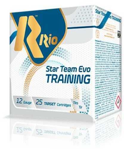 Rio Ammunition Star Team Evo Training 24 Light Shotshells 12 Ga 2-3/4" 1200Fps 7/8Oz #7.5 25/ct