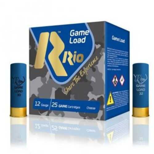 Rio Top Game HV 12 Gauge 2 3/4" Dr 1/4 Oz #8 1330 Fps 25 Rounds