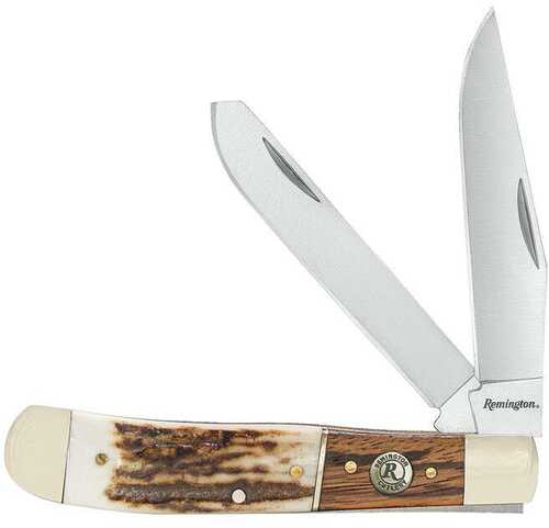 Remington Guide Trapper Folding Knife Multi Blade Brown