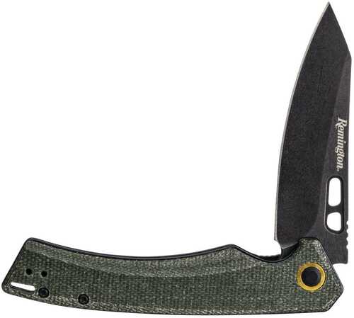 Remington EDC Liner Lock Folding Knife 4-1/2" Coping Blade Green