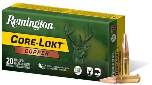 Remington <span style="font-weight:bolder; ">Core-Lokt</span> Copper Rifle Ammunition .300 Blackout 120Gr CHP 2100 Fps 20/ct