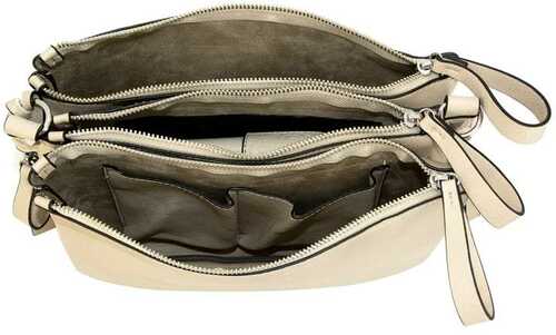 Rugged Rare Iris Concealed Carry Purse Taupe