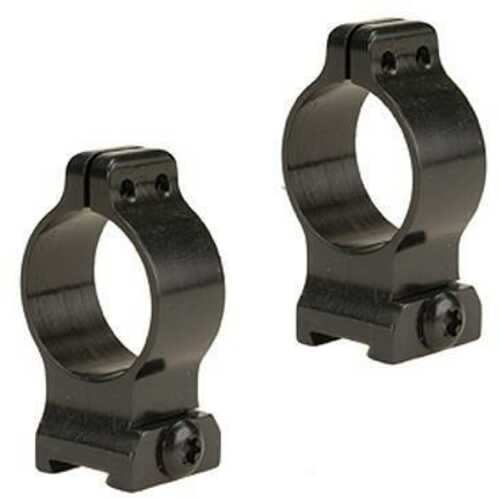 Talley 30mm Screw-lock Detachable Scope Rings - Black Satin High