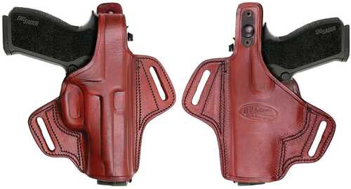 Tagua Gunleather Thumb Break Belt Holster For Ruger LCR Brown Right Hand