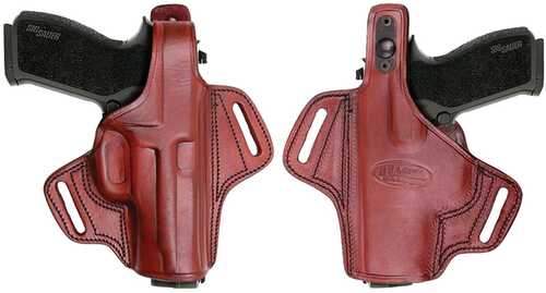 Tagua Gunleather Thumb Break Belt Holster For S&W L Frame 4" Brown Right Hand