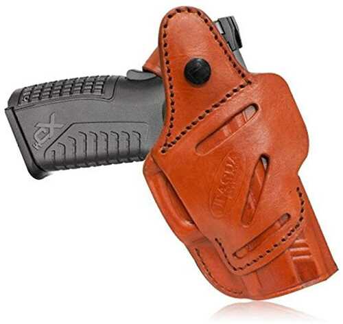 Tagua Leather 4In1 IWB Holster With Snap For S&W J Frame Brown RH
