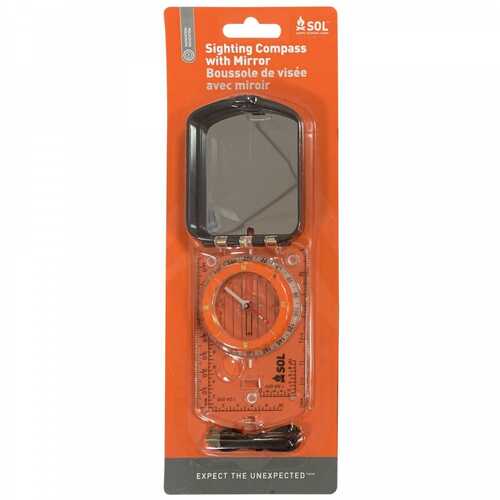 Survive Outdoors Longer Sighting Compass With Mirror