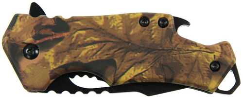 Sarge Knives Camo Fuse- Pocket Knife & Bottle Opener - 6" Overall Length