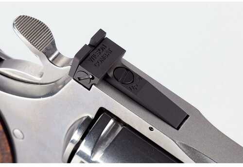 Wilson Combat Rear Sight For Colt 2020 Python/Anaconda Adjustable Serrated Blade Black