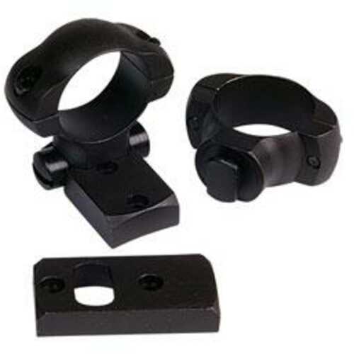 Weaver 2-Piece Grand Slam Steel Dovetail Scope Base & Ring Set - Browning A-Bolt Black Gloss