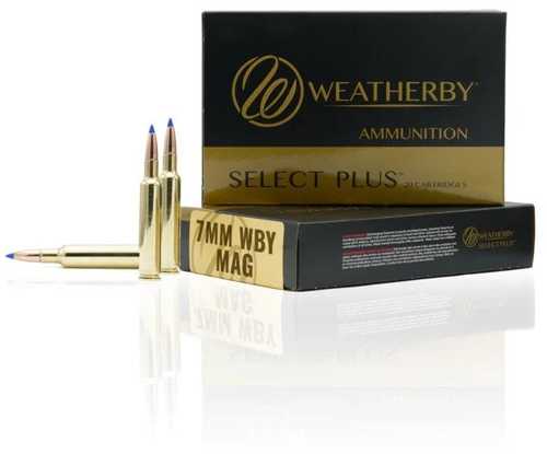Weatherby Select Plus Rifle Ammunition 7mm Wby Mag 150 Gr Scirocco 3225 Fps 20/ct
