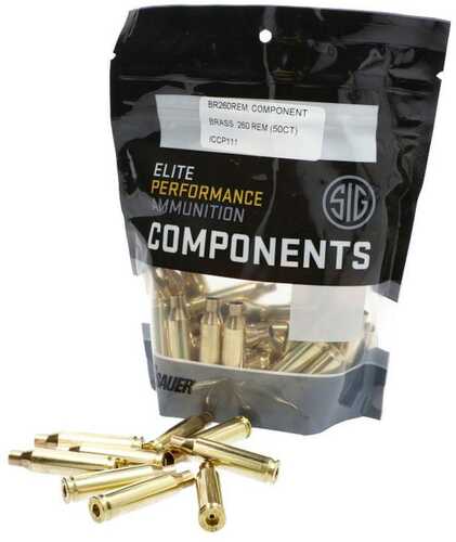 Component Brass 260 Rem (50 CT)