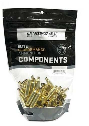 Sig Sauer Unprimed Brass Rifle Cartridge Cases 6mm Creedmoor 50/ct