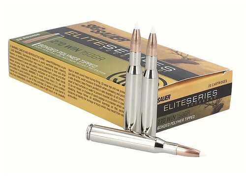 Sig Sauer Elite Hunting Accubond Rifle Ammunition 270 Win 150gr Hp 2860 Fps 20 Round