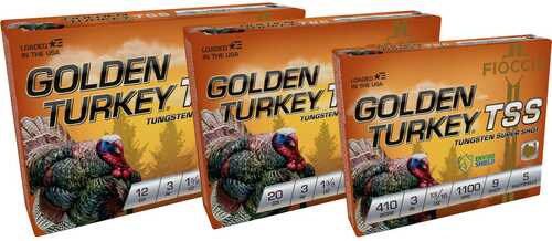 Fiocchi 410TSS9 Golden Turkey TSS 410 Gauge 3" 13/16 Oz 9 Shot 5 Per Box/ 10 Cs