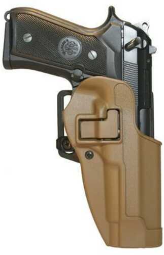 Blackhawk! Serpa CQC Concealment Holster Matte Finish Beretta 92/96 Coyote Tan Left Hand