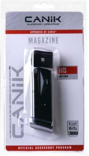 Canik Mete Mc9 Handgun Magazine With Grip Extension Black 9mm Luger 10/rd