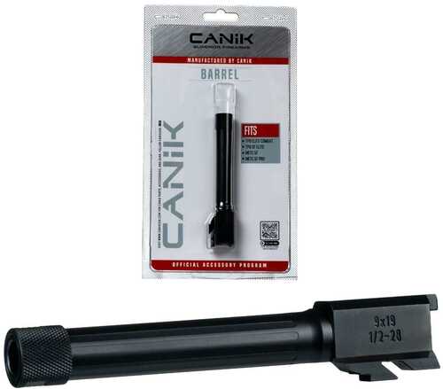 Century Arms Canik Steel Drop In Barrel For Select 9mm Pistols Fluted Compact Black