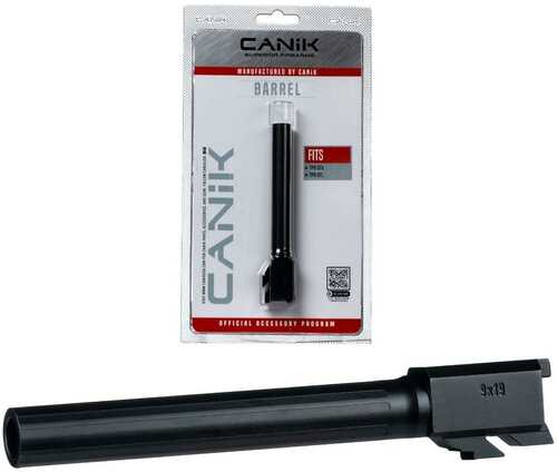 Century Arms Canik Steel Drop In Barrel For Select Pistols Fluted Full Size Black