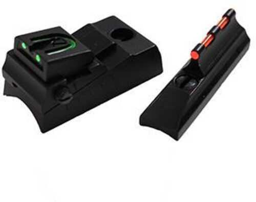 Traditions Performance Firearms Open Sight Fiber Optic System Fits Straight Non-Tapered Barrels