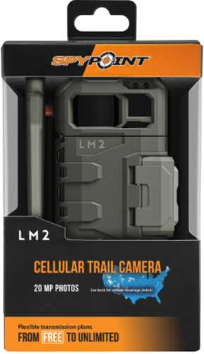 Spypoint LM-2 Twin Bundle Cellular Trail Camera (Nationwide) 20MP 2/ct