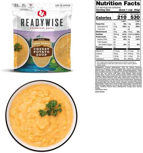 Readywise Open Range Cheesy Potato Soup - 4.55 Oz