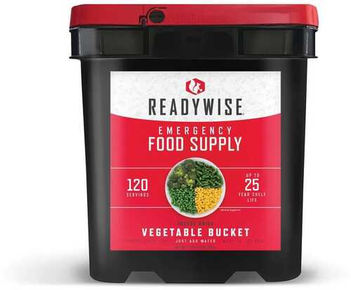 Ready Wise 120 Serving Freeze Dried Vegetable And Gourmet Flavored Sauces