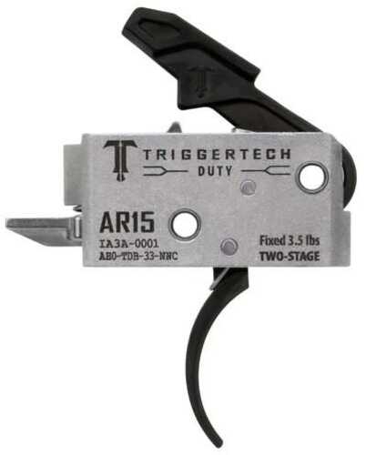 TriggerTech Ah0TDB33NNC Duty Curved Trigger Two-Stage 3.50 Lbs Draw Weight Fits AR-15