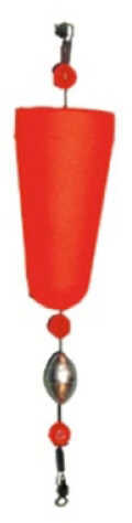 Comal Floats Bay Slayer Shallow Popper 2.75in Red Weighted 1pk Md#: WSP275RBR
