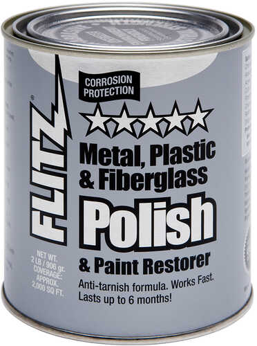 Flitz Metal Polish Paste 906 Gr 2.0 Lb Quart Can, Model: CA03518-6