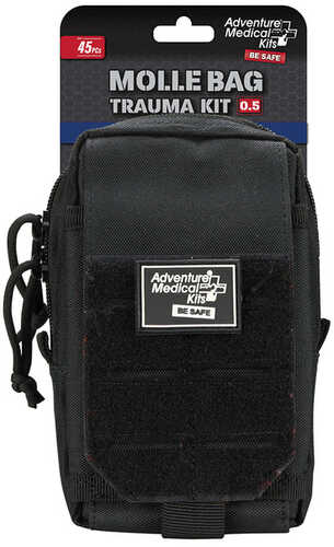 Adventure Medical Kits 20640301 MOLLE Bag Trauma Kit 0.5 Stop Bleeding Black