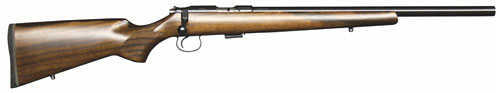 CZ USA 455 Varmint 17 HMR Rifle 20.5" Heavy Barrel 5 Round Mag Walnut Stock 11mm Dovetail Sights02142
