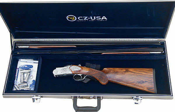 CZ Super Scroll Deluxe Combo Shotgun Set 20 Gauge/28 Two 30" Barrels With Metal Case 06240