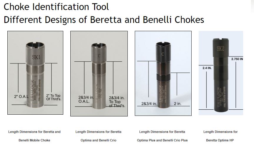 Benelli Pattern Plus 20 Gauge Improved Cylinder Choke Tube Trulock Md: PPBEN20610 Exit Dia: .610