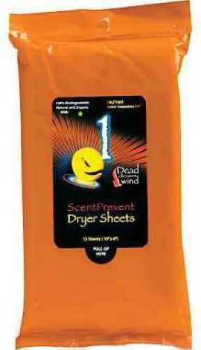 Dead Down Wind Scent Eliminator Dryer Sheets 15/Ct 1113